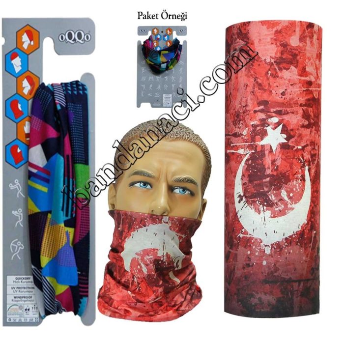 Buff, Bandana, Boyunluk Türk Bayraklı tema-191